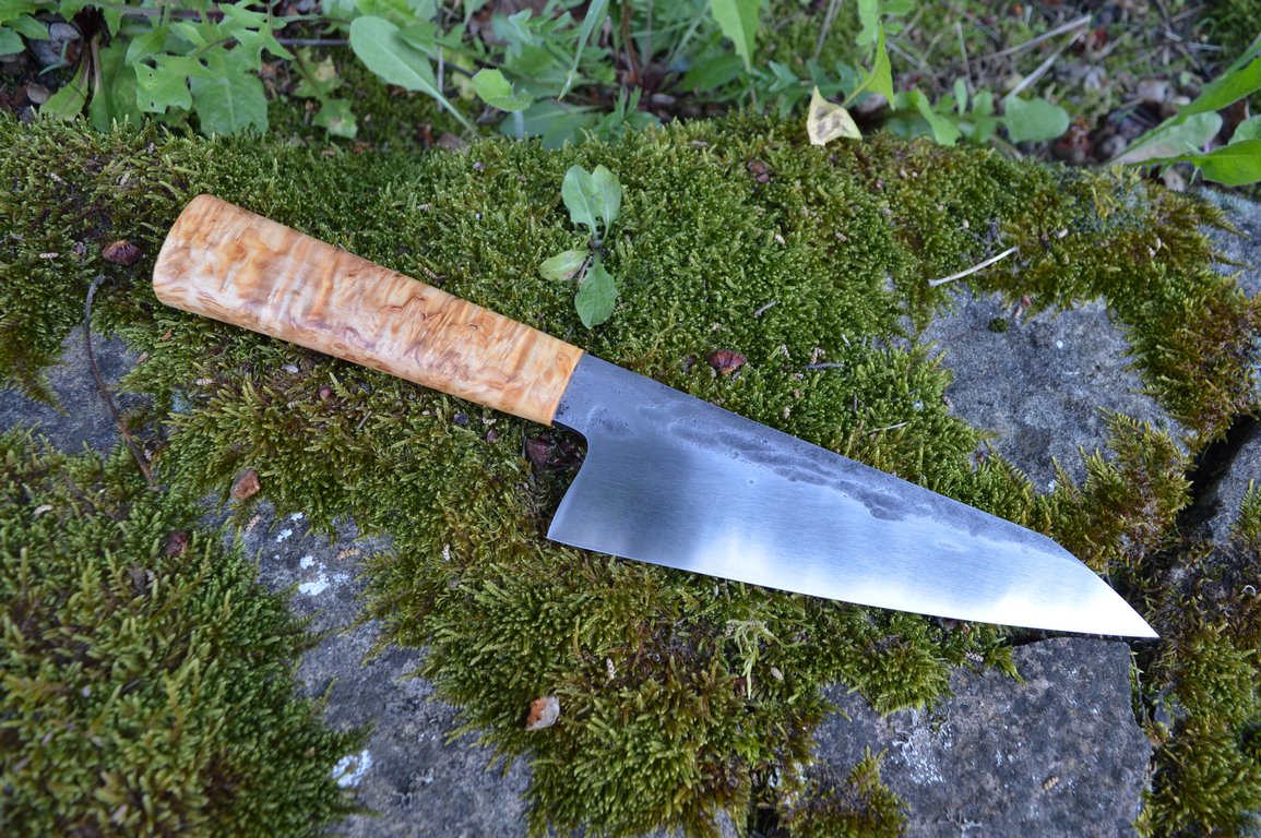 Cuisine #881, gyuto ApexUltra & bouleau madré stabilisé, 185mm – Image 5